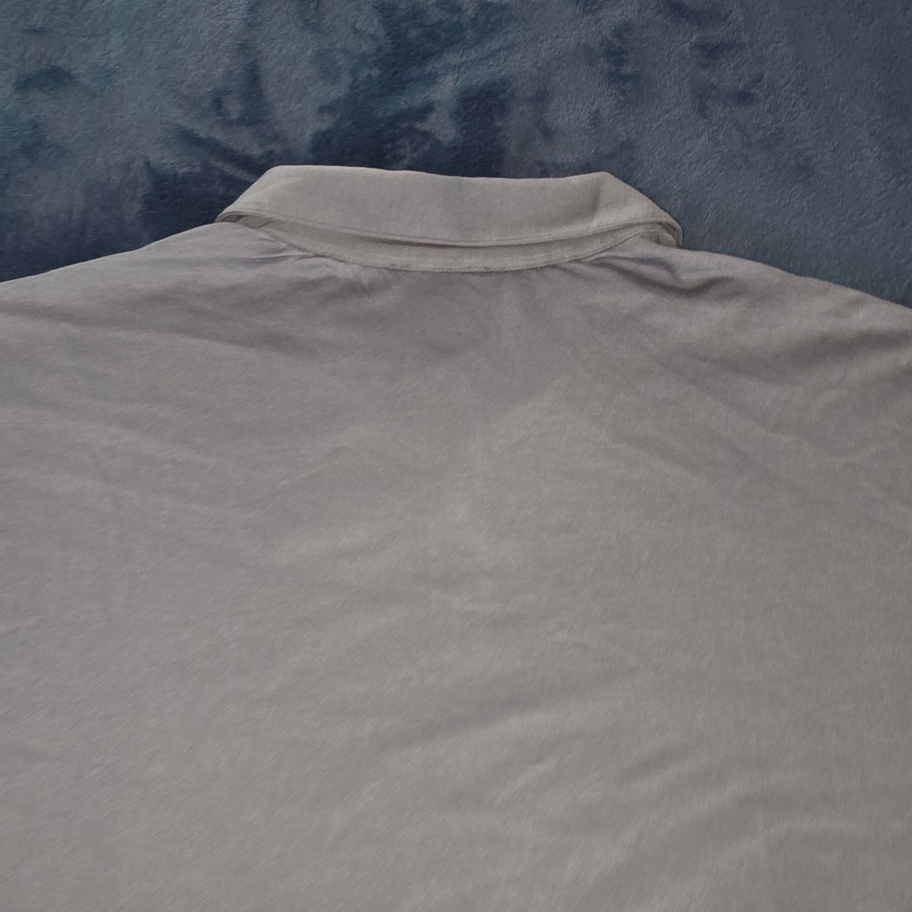 Quince Mens 100% Pima Cotton Luxe Touch Polo Faded‎ Indigo Gray XXL - Picture 6 of 15